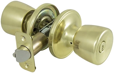 Tulip Privacy Door Knob Set - Model Ts710bra4b - Elegant Design For Bedrooms & Bathrooms