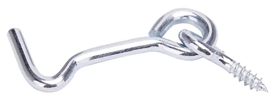 1-1/2 Inch Zinc Plate Hook And Eye For Gates And Doors
