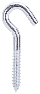 Steel Hammock Hooks 7/16 Inch X 4-1/4 Inch For Indoor And Outdoor Use