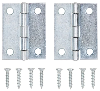 Utility Square Corner Hinge 2 X 1.5 Inches, Model Lr-049-ps
