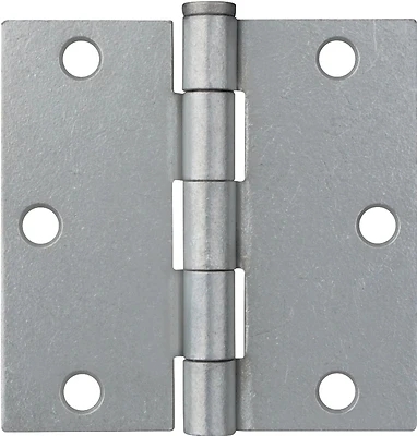 Utility Hinge 3-1/2 X 3-1/2 Inch Galvanized Steel