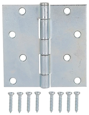 4x4 Inch Utility Steel Hinge With Five Knuckle Full Mortise Design