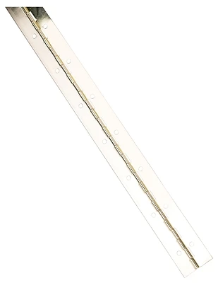 Continuous Hinge Bright Nickel 1-1/2 In X 30 In For Cabinets And Lids