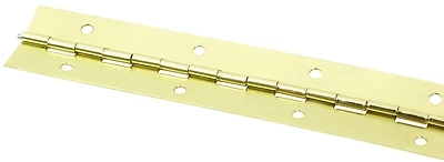 Continuous Hinge Bright Brass 1-1/2 In X 48 In For Cabinets And Lids