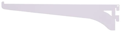 Heavy-duty White Shelf Bracket 10 Inch For Shelving Systems