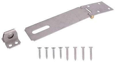 6 Inch Galvanized Steel Safety Hasp For Doors, Cabinets, And Gates