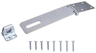 6 Inch Zinc Plated Non-swiveling Safety Hasp For Doors And Cabinets