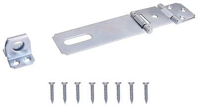 4-1/2 Inch Zinc Plated Non-swiveling Safety Hasp For Doors And Gates