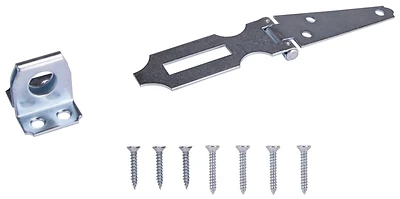 3 Inch Zinc Plated Steel Safety Hasp For Doors, Cabinets, And Gates