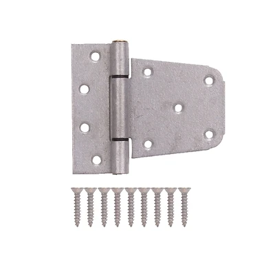 Heavy Duty Galvanized Steel Gate Hinge 3-1/2 Inch With Screws Included