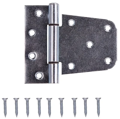 Heavy-duty Galvanized Steel Gate Hinge 3-1/2 In. With Screws Included
