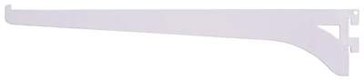 Heavy-duty White Shelf Bracket 12 Inch For Shelving Support