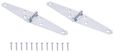 Prosource Lsh-z03-c2ps Zinc Plated Steel Strap Hinge, 3 In., Reversible