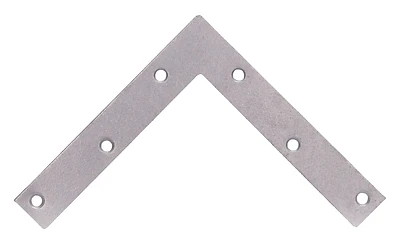 6 Inch X 1 Inch Flat Steel Corner Brace - Rust-resistant Reinforcement