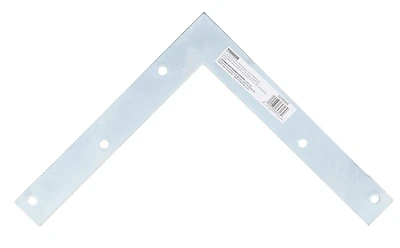 8 Inch Zinc Flat Steel Corner Brace For Reinforcing Right Angle Joints