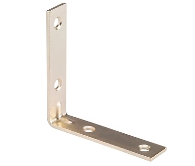 3 Inch Steel Corner Braces For Reinforcing Right Angle Joints - Rust Resistant