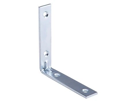 Steel Corner Brace 3-1/2 Inch X 3/4 Inch Zinc Plated - Pack Of 4