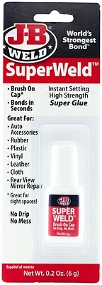 Superweld Clear Brush-on Super Glue 6 Grams Model 33106h