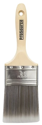 ProSource Flat Paint Brush, 2-1/2 In, Polyester Bristle, Wood Handle