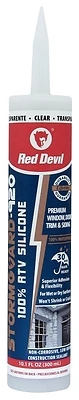 Stormguard 920 100% Silicone Clear Sealant 10.1 Ounce Tube For Windows And Doors