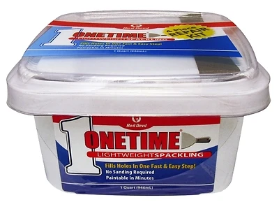 Onetime Lightweight Spackling Repair Kit 4 Piece 1 Quart