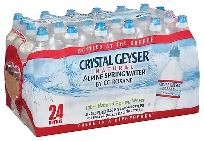 Alpine Spring Water, 25.3 Fluid Ounce Bottle - Natural Spring Water