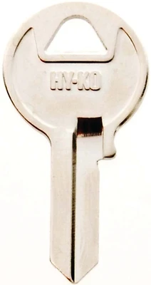 Nickel Plated Key Blank Master For File Cabinets And Padlocks - Model 21250m1