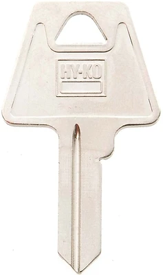 Hy-ko Key Blank American Am3 - Brass Nickel Finish For Cabinet And House Locks