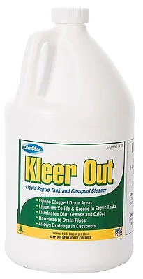 Industrial Strength Septic Cleaner - 1 Gallon Liquid For Grease Traps & Septic Tanks