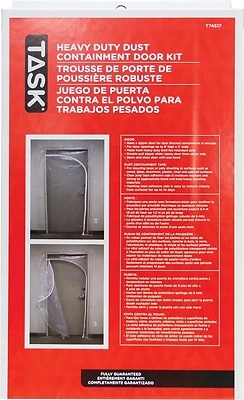 Heavy-duty Dust Containment Door Kit For Openings Up To 8' X 4'
