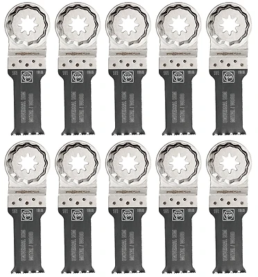 Universal E-cut Blade 1-1/8 Inch Bi-metal 10 Pack For Versatile Cutting