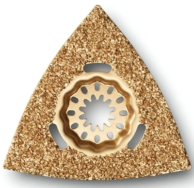 Rasp Carbide Triangle Tool For Coarse Grinding - 3-1/8 In. Perforated