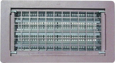 Foundation Automatic Vent Brown 8 In X 16 In With Bi-metal Coil Mechanism