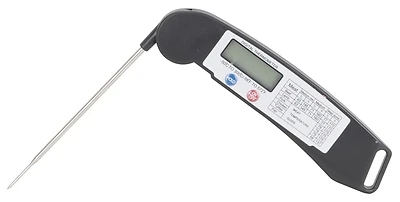 Foldable Meat Thermometer, 1/8 In W Blade, Stainless Steel, 6 In Overall Length