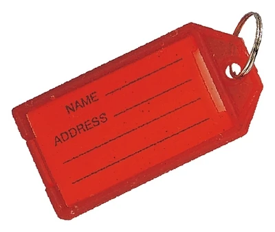 Vulcan YC0042 Plastic Name Tag Keyring