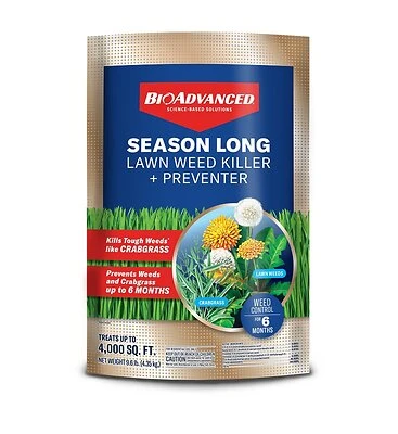 820059b Season Long Lawn Weed Killer And Preventer, 10 Lb Granular