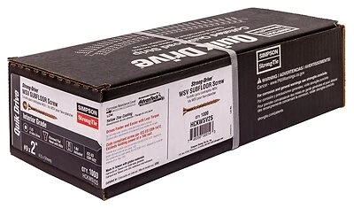 Subfloor Screw No. 9 X 2 Inch - Strong-drive Wsv Model