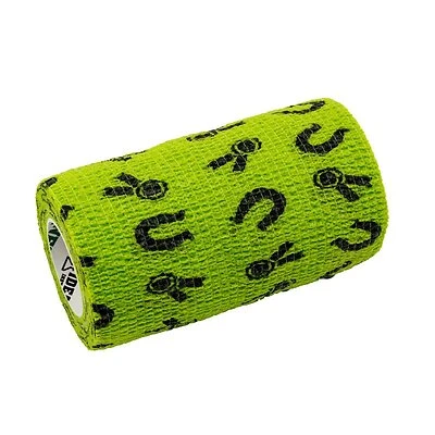 Syrflex Ta3400grnp Horse Shoe Cohesive Bandage, 5 Yd L, 4 In W, Green