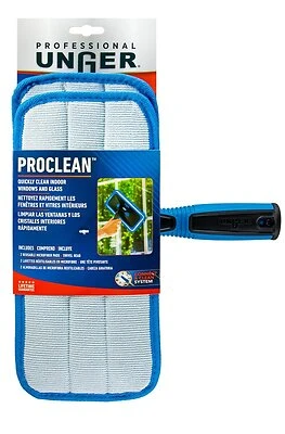 Professional Proclean 980300 Indoor Window Cleaner, 5 In L, Plastic Head, Blue