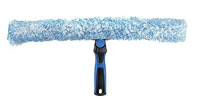 Professional 985520 Swivel Window Scrubber, 18 Inch Plastic Head With Microfiber Sleeve