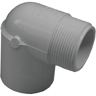 90 Degree Elbow Pvc Schedule 40 Male X Female 3/4 Inch