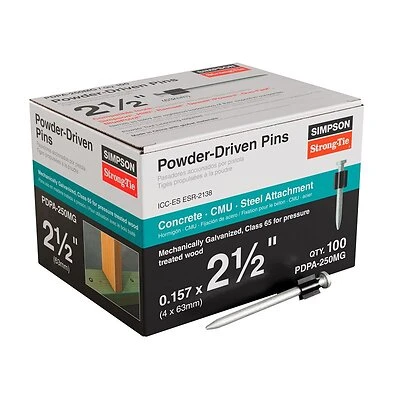 Pdpa-287mg Fastening Pin Galvanized Class 65 3 Inch