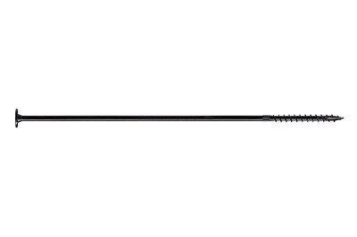 Timber Screw T40 6l Black 12 Inch For Structural Applications