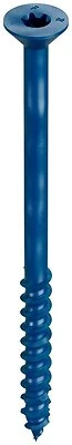 Titen Turbo Screw Anchor 1/4 X 4 Inch - Flat Head