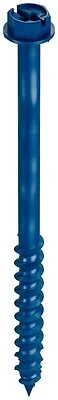 Titen Turbo Screw Anchor 1/4" X 3-3/4" Hex Head
