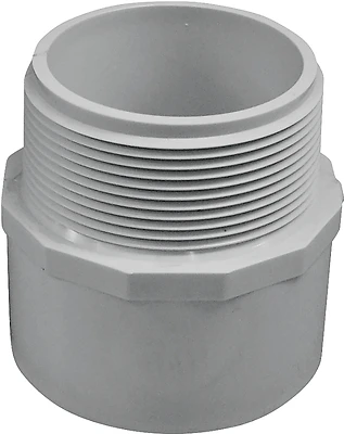 2-1/2 Inch Male Pvc Slpxmip Adapter For Plumbing Applications