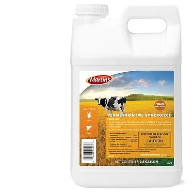 82004553 Liquid Insecticide, 2.5 Gallon, Permethrin 1% For Livestock