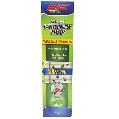 Spotted Lantern Fly Trap, 20 Ft Roll, Wintergreen Scented