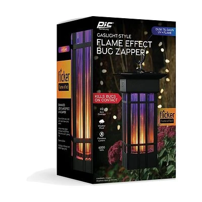 Deco-lan Bug Zapper, 6000 Volt, Led Lamp, 1 Acre Coverage, Black