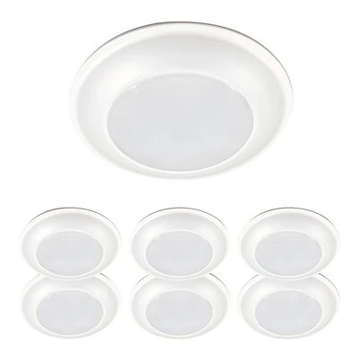 Halo Surface Mount Led Light 6 Inch 970 Lumens 5000k Bright White Dimmable